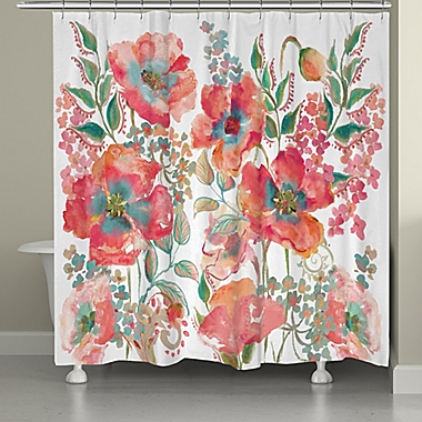 Laural Home Bohemian Poppies Shower Curtain. View a larger version of this product image.