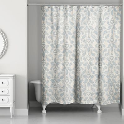 Designs Direct Damask Shower Curtain 