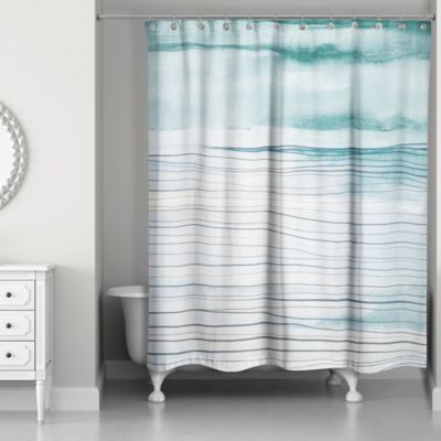 Teal Shower Curtain Bed Bath Beyond, Teal And Gray Shower Curtain Sets