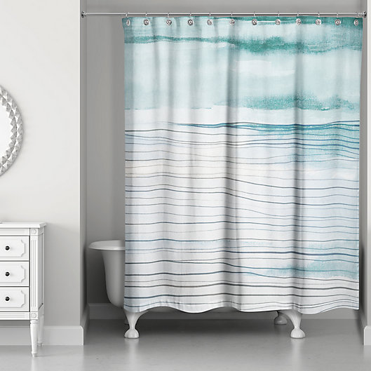 Designs Direct Linear Waves Shower, L Shaped Shower Curtain Rod Bed Bath And Beyond