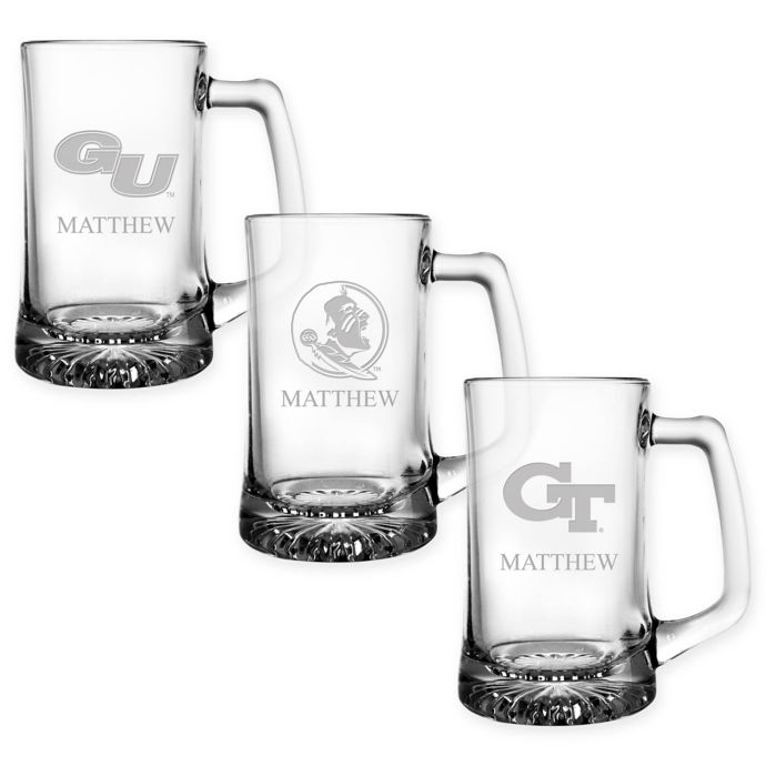 glass sports mugs with handles 16 oz