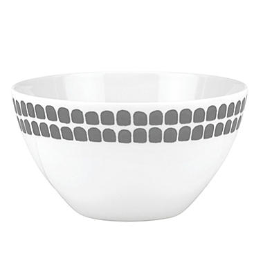 kate spade new york Charlotte Street&trade; North All-Purpose Bowl in White/Slate. View a larger version of this product image.