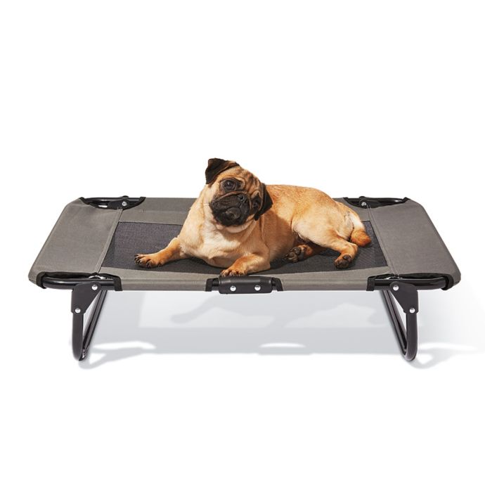 PAWSLIFE® Folding Pet Cot in Grey Bed Bath and Beyond Canada
