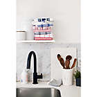 Alternate image 5 for Our Table&trade; Everyday Plaid and Stripe Kitchen Towels in Grey (Set of 2)