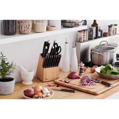Our Table&trade; 18-Piece Triple Rivet Knife Block Set. View a larger version of this product image.