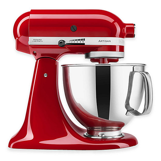 Alternate image 1 for KitchenAid® Artisan® 5 qt. Tilt-Head Stand Mixer in Empire Red