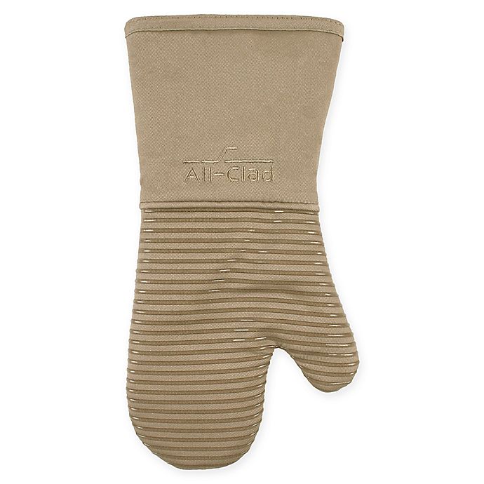All-Clad Silicone Oven Mitt in Mushroom | Bed Bath & Beyond