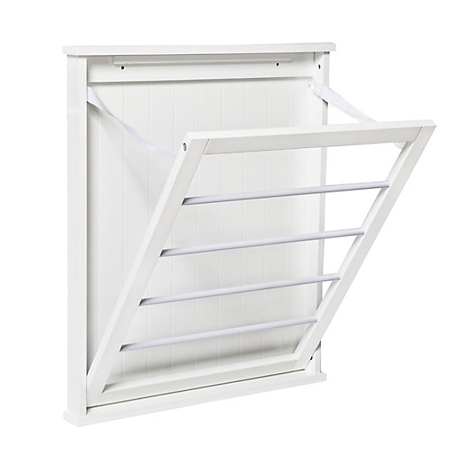 Alternate image 1 for Honey-Can-Do® Small Folding Wall-Mount Drying Rack