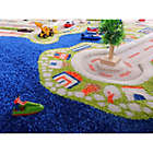 Alternate image 3 for IVI Mini City 4&#39;4" x 5&#39;11" 3-Dimensional Play Rug in Blue