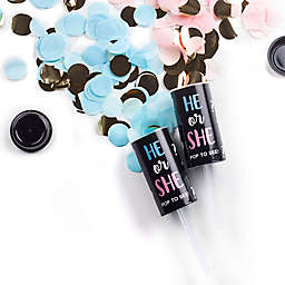 Pearhead Gender Reveal Confetti Poppers (2 Pack)