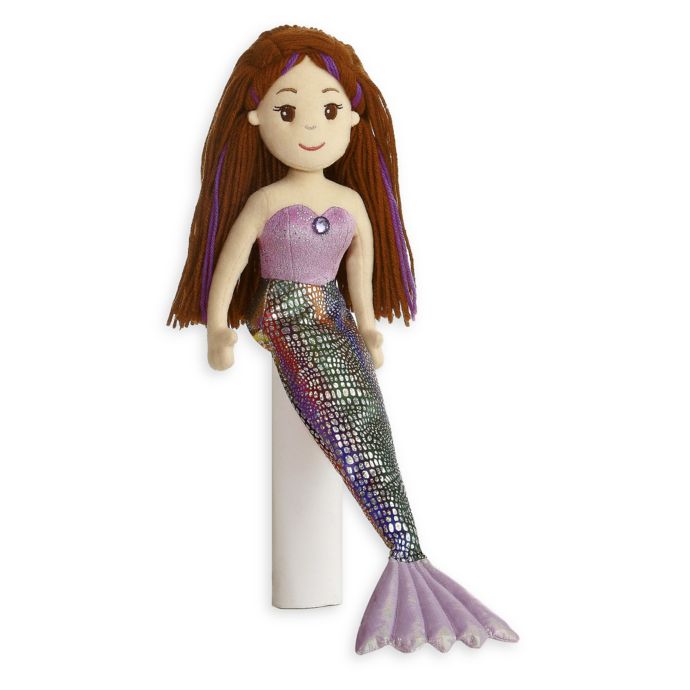 aurora mermaid plush doll