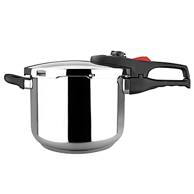 Magefesa&reg; Practika Plus 3.3 qt. Stainless Steel Pressure Cooker. View a larger version of this product image.