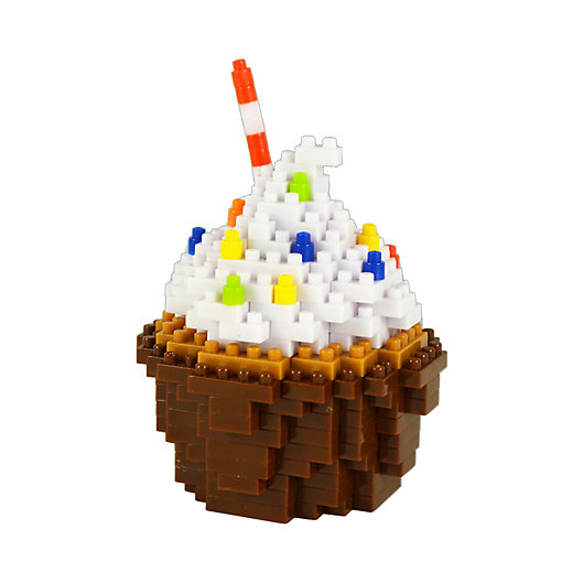 Alternate image 1 for BePuzzled® Cupcake 3D Pixel Puzzle
