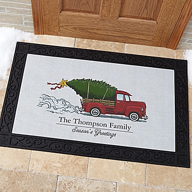Classic Christmas 2-Line 20-Inch x 35-Inch Multicolor Door Mat. View a larger version of this product image.
