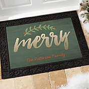 Cozy Christmas Multicolor Door Mat
