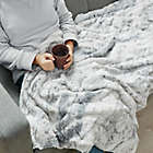Alternate image 3 for Madison Park Sachi Oversized Faux Fur Throw Blanket in Grey