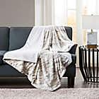 Alternate image 1 for Madison Park Sachi Oversized Faux Fur Throw Blanket in Natural