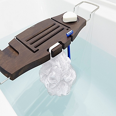 Umbra Aquala Bathtub Caddy in Walnut. View a larger version of this product image.