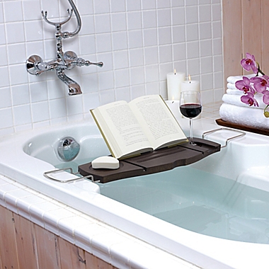 Umbra Aquala Bathtub Caddy in Walnut. View a larger version of this product image.