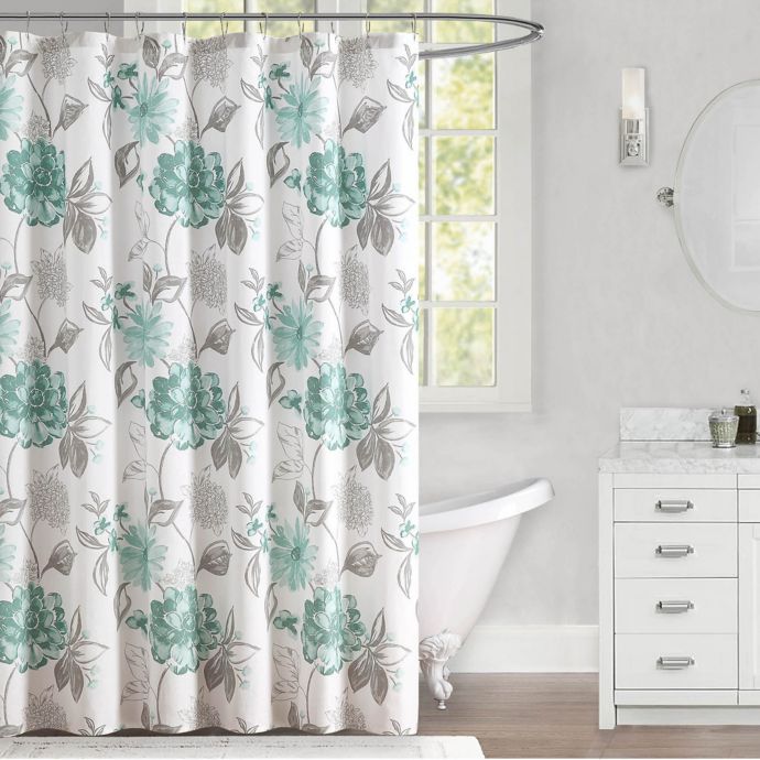 Marni 72-Inch x 72-Inch Fabric Shower Curtain in Seafoam | Bed Bath and ...