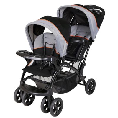 Baby Trend Sit N&#39; Stand Double Stroller in Millennium Orange