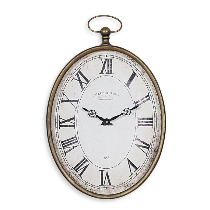 Creative CoOp Pocket Watch Vertical Wall Clock Bed Bath and Beyond