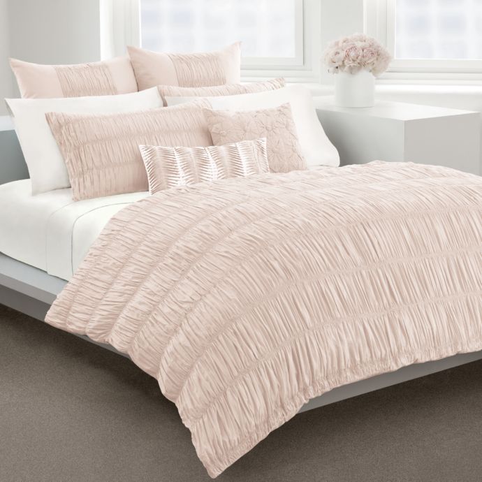 Dkny Willow Blush Duvet Cover 100 Cotton 230 Thread Count Bed