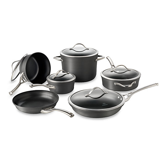 Alternate image 1 for Calphalon® Contemporary™ Nonstick 11-Piece Cookware Set