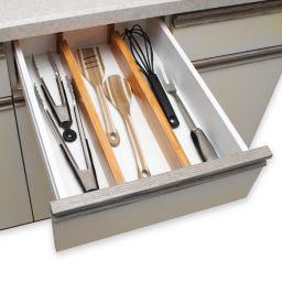 kitchen drawer dividers adjustable deep