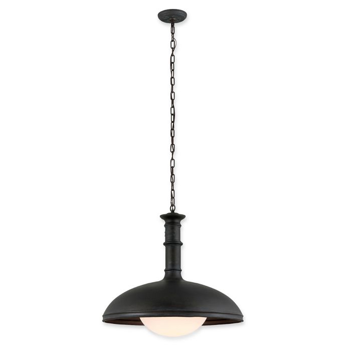 Troy Lighting Brewery 1 Light Ceiling Pendant In Vintage Bronze