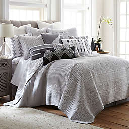 Levtex Home Nia 3-Piece Reversible King Quilt Set in Grey