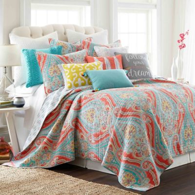 Coral Quilt Set Bed Bath Beyond