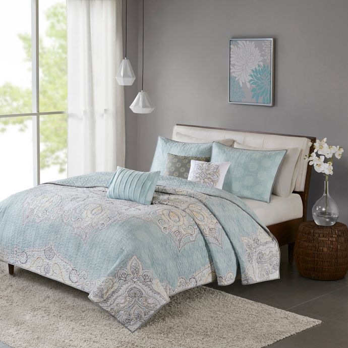 Madison Park Lucinda Reversible Coverlet Set Bed Bath Beyond