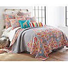 Alternate image 1 for Levtex Home Addie Reversible Twin/Twin XL Quilt Set in Blue/Pink