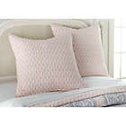 Alternate image 1 for Levtex Home Sea Isle European Pillow Sham in Pink/White