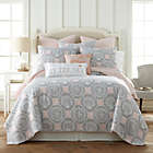 Alternate image 2 for Levtex Home Sea Isle King Pillow Sham in Grey/Pink