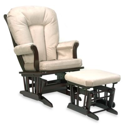 dutailier sleigh glider and ottoman set