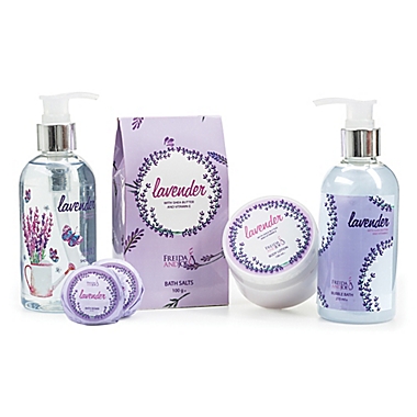 Freida & Joe Bath Lavender Spa Set. View a larger version of this product image.