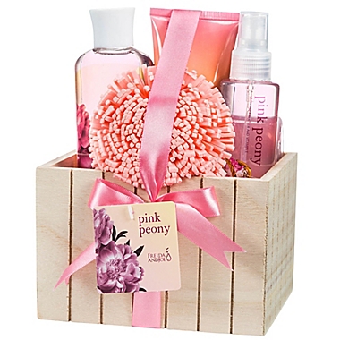 Freida & Joe Pink Peony Fragrance Spa Set. View a larger version of this product image.