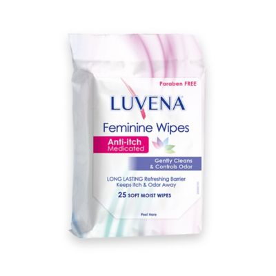 Luvena&reg; 25-Count Anti-Itch Feminine Wipes
