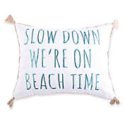 Levtex Home Kapalua Bay Beach Time Oblong Throw Pillow in White
