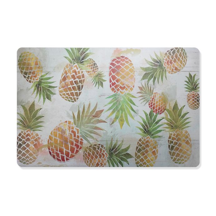 Golden Pineapples Laminated Placemat Bed Bath and Beyond Canada