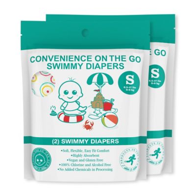 Convenience on the Go Small 2-Pack Swimmy Diapers