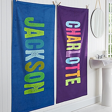 All Mine! Personalized Bath Towel. View a larger version of this product image.