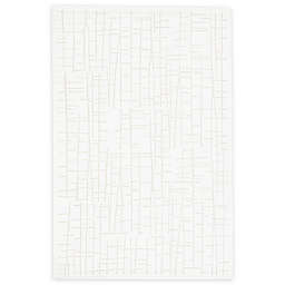 Jaipur Palmer Abstract 5' x 7'6 Area Rug in White