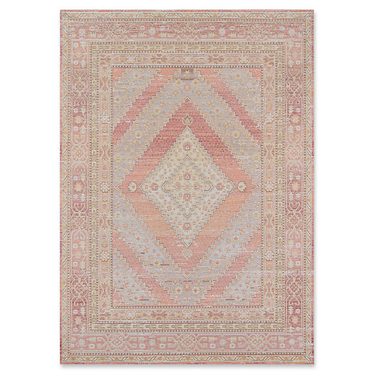 Alternate image 1 for Momeni Isabella Medallion 2' x 3' Accent Rug in Pink