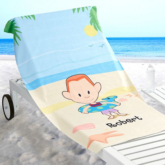 Summer Family Characters Beach Towel Bed Bath and Beyond Canada