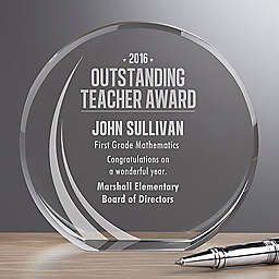 Outstanding Teacher Premium Crystal Award