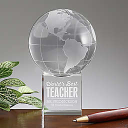 World's Best Teacher Globe