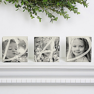 Dad Photo Self Blocks (Set of 3). View a larger version of this product image.